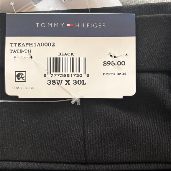 Tommy Hilfiger Men's Modern-Fit TH Flex Stretch Solid Performance Pants - Picture 4 of 6